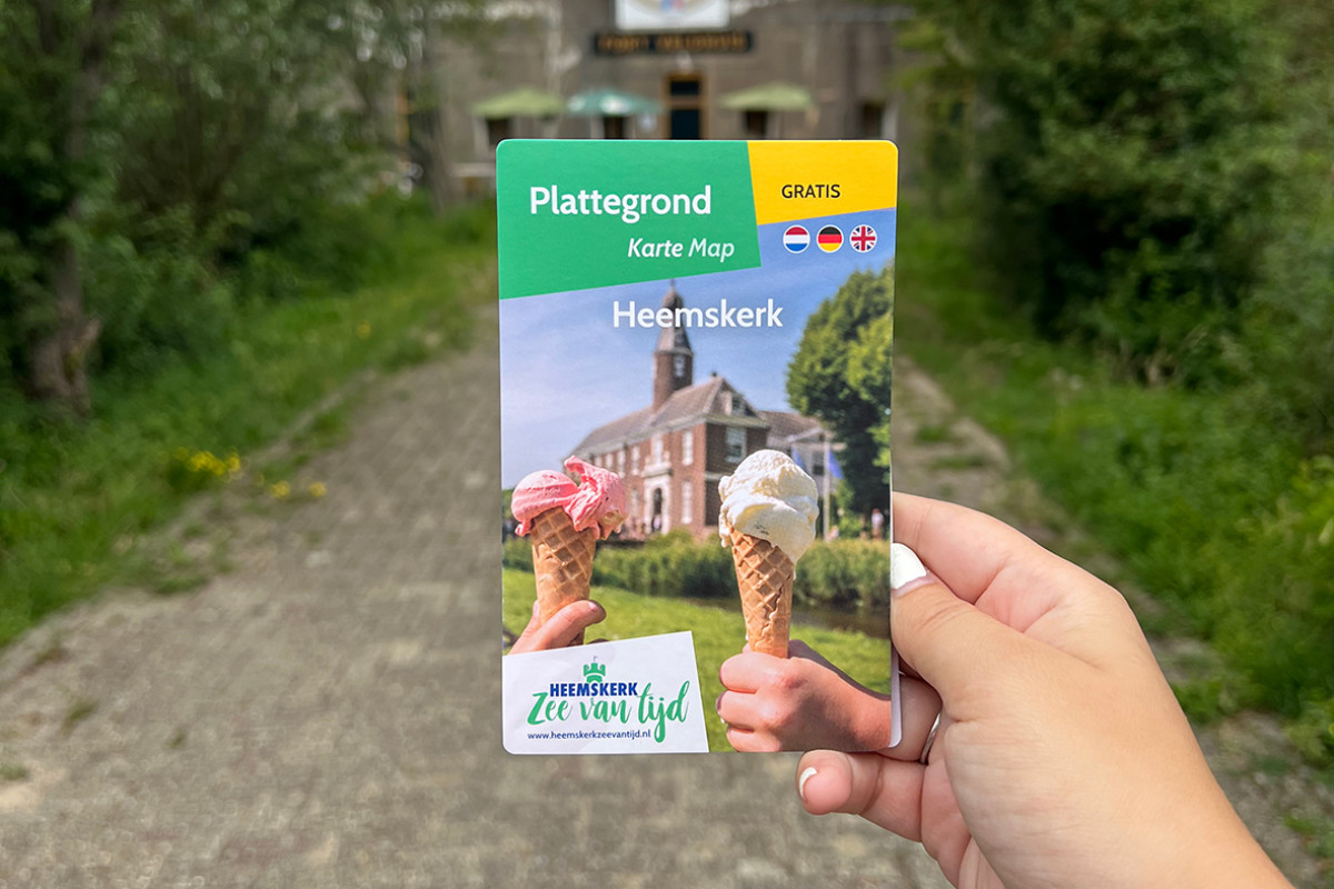 Plattegrond van Heemskerk